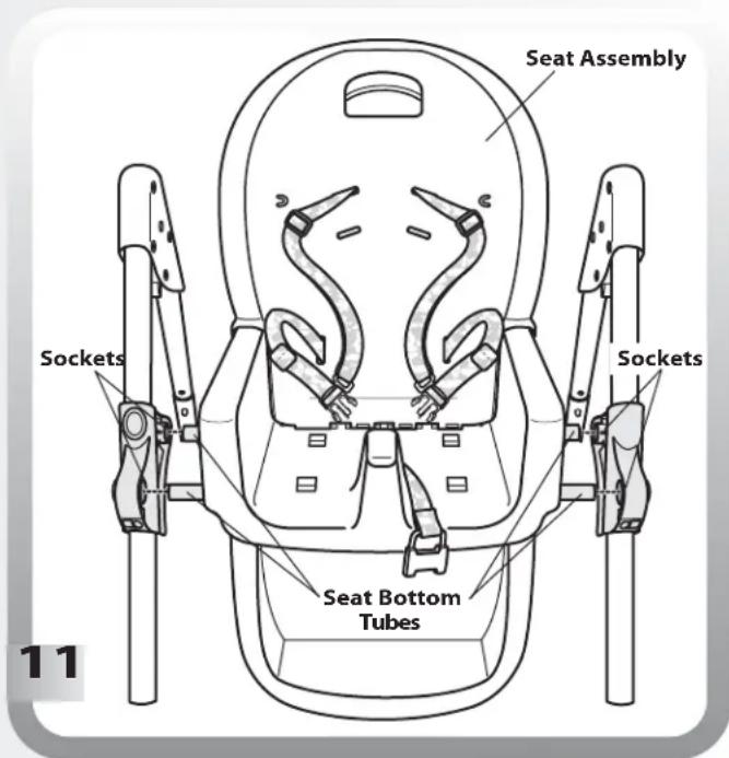 Seat Assembly Sockets Sockets Seat Bottom Tubes 11