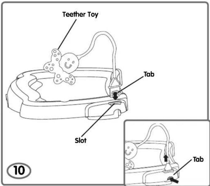Teether Toy Tab Slot 10 Tab
