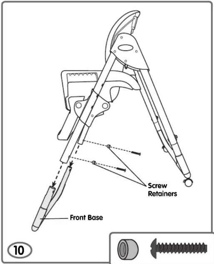Screw Retainers Front Base 10