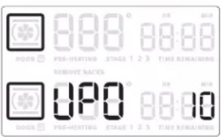 8:00 DOOR ☐ PRE-HERTING STAGE 1 2 3 TIME REMAINING REMOVE RACKS 8:00 DOOR ☐ PRE-HERTING STAGE 1 2 3 TIME REMAINING