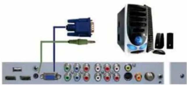 SunBriteTV Signature 5565HD - Connecting with VGA Analog (Good) - 1