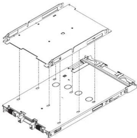 LENOVO BladeCenter HX5 - Installingthescalabilitytray - 1