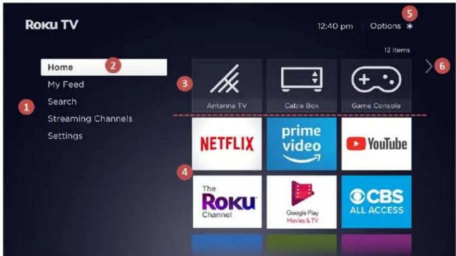 HISENSE 65R6209 - Home screen - 1