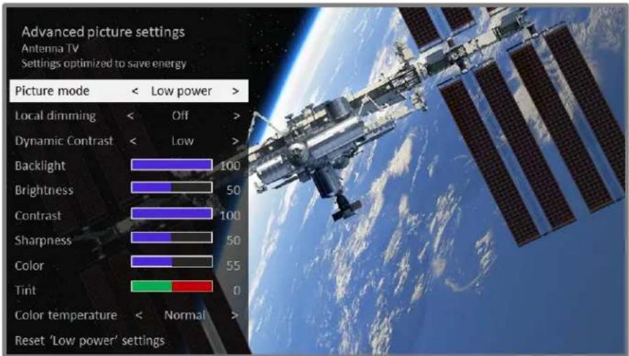 HISENSE 65R6209 - Advanced picture settings - 1