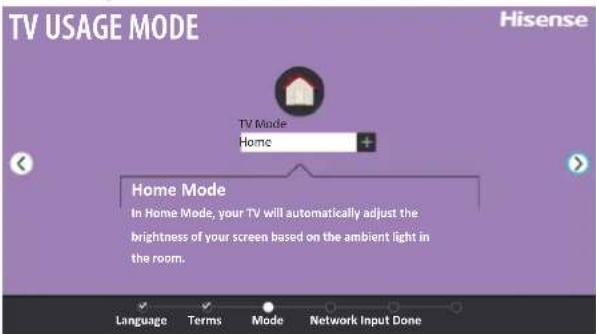 HISENSE 65H6C - TV Usage Mode - 1
