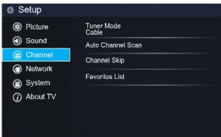 HISENSE 65H6C - Network Menu - 2
