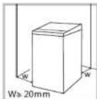 Euromaid ETL700FCW - Installation area - 2