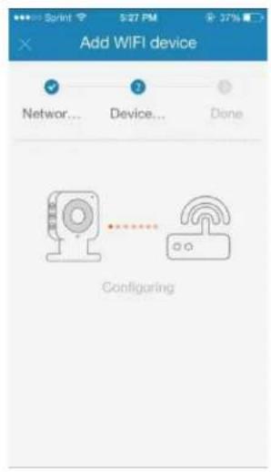 Add WIFI device Network... Device... Done Configuring
