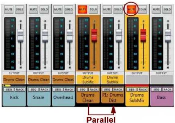 MUTE SOLD MUTE SOLO MUTE SOLD MUTE SOLO MUTE SOLD MUTE SOLO OUTPUT Drums Clean OUTPUT Drums Clean OUTPUT Drums SubMix OUTPUT Drums SubMix OUTPUT DRUMs Clean SEQ RACK Kick SNARE Overhead SEQ RACK Drums Clean PI: Drums Dist Bass SEG RACK Drums SubMix SEG RACK SEG RACK SEG RACK Parallel