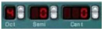 PROPELLERHEAD Reason Lite 10.3 - Setting Oscillator 1 Frequency - Octave/Semitone/Cent - 1