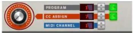 PROGRAM CC ASSIGN MIDI CHANNEL