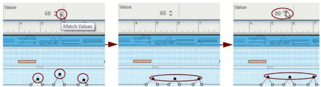PROPELLERHEAD Reason Lite 10.3 - Matching parameter automation events - 1