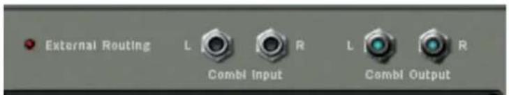 External Routing L R L R Combi Input Combi Output