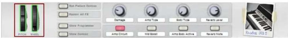 Run Pattern Devices Oppen All FX Show Programmer Show Gehler Damage Amp Type Body Type Raviar Level Amp Circuit Mid Boost Amp Body Active Raviar Mute Rivodes: DVD 5