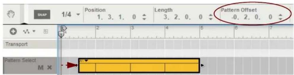 SNAP 1/4 Position Length Pattern Offset 1. 3. 1. 0 3. 2. 0. 0 -0. 2. 0. 0 Transport Pattern Select M X A1