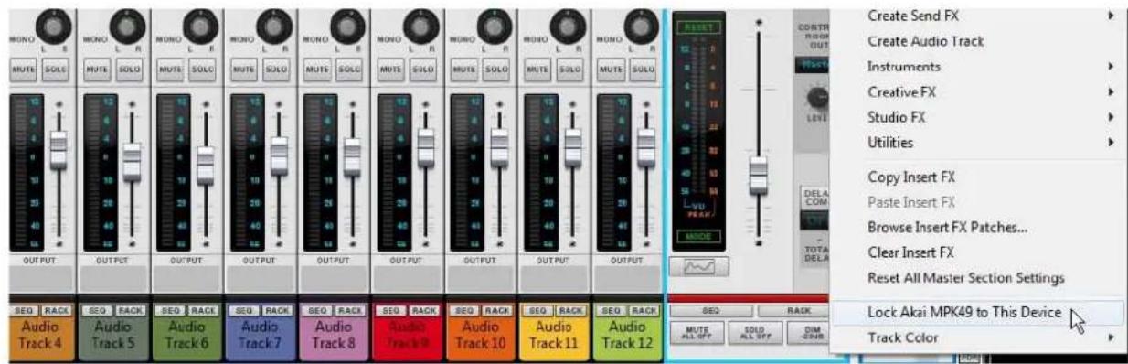 MUTE SOLC MUTE SOLC MUTE SOLC MUTE SOLC MUTE SOLC MUTE SOLC MUTE SOLC MUTE SOLC MUTE SOLC MUTE SOLC MUTE SOLC MUTE SOLC MUTE SOLC MUTE SOLC MUTE SOLC MUTE SOLC MUTE SOLC MUTE SOLC MUTE SOLC MUTE SOLC MUTE SOLC OUTPUT OUTPUT OUTPUT OUTPUT OUTPUT OUTPUT OUTPUT OUTPUT OUTPUT SEQ RACK Audio Track 4 Audio Track 5 Audio Track 6 Audio Track 7 Audio Track 8 Audio Track 9 Audio Track 10 Audio Track 11 Audio Track 12 PROTRIBUT OUT Create Send FX Create Audio Track Instruments Creative FX Studio FX Utilities Copy Insert FX Paste Insert FX Browse Insert FX Patches... Clear Insert FX Reset All Master Section Settings Lock Akai MPK49 to This Device Track Color