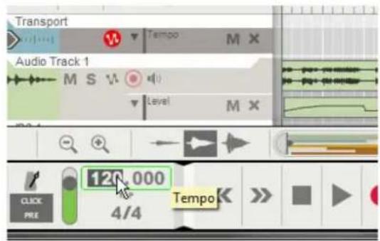 Transport Audio Track 1 M S V Level M X 120 000 4/4 Tempo