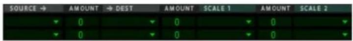 SOURCE → AMOUNT → DEST AMOUNT SCALE 1 AMOUNT SCALE 2 0 0 0 0 0 0 0
