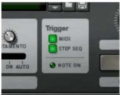 TAMENTO ON AUTO Trigger MIDI STEP SEQ NOTE ON