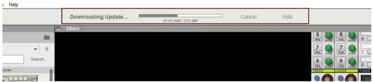 Help Downloading Update... 57.01 MB / 122 MB Cancel Hide Mixer Search 6 PRE LEVEL 6 PRE LEVEL 6 PRE LEVEL 7 PRE LEVEL 7 PRE LEVEL 8 PRE LEVEL 8 PRE LEVEL FADER FADER FADER