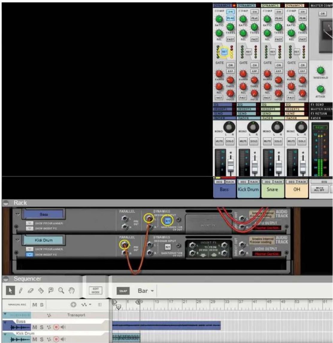 DYNAMICS COMP ON PEAK RATIO THRES REL FAST GATE ON SAP RANGE THRES REL FAST FADER FADER MONO L R MUTE SOLO MUTE SOLO BEQ RACK BEQ RACK BEQ RACK BEQ RACK BEQ Bass Kick Drum Snare OH MULT ALL BPF Rack Base PARALLEL DYNAMICS AUDIO TRACK SHOW PROKAMMER SLEESH INPUT OUT SHOW INSERT FX GAIN REDUCION OUT Kick Drum PARALLEL DYNAMICS AUDIO TRACK SHOW PROKAMMER SLEESH INPUT OUT SHOW INSERT FX GAIN REDUCION OUT DIRECT OUT Breaks Internal Audio 200 MHz FROM DEVICE BRASKS Internal 100 MHz AVIO OUTPUT MASTER Section Sequencer EDIT MODE SNAP Bar MANUAL REC M S Transport Bass M S V V V V V V V V V V V V V V V V V V V V V V V V V V V V V V V V V V V V V V V V V V V V V V V V V V V V V V V V V V V V V V V V V V V V V V V V V V V V V V 5 8 9 13 17 21 26 29 33 37 41 45 49 53 57 61