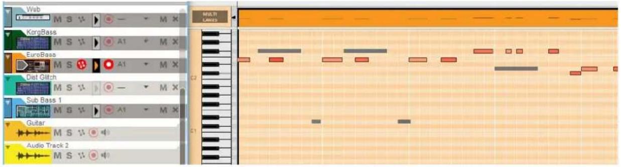 Web KorgBass EuroBass Dist Glitch Sub Bass 1 Guitar Audio Track 2 MULTI LAMES