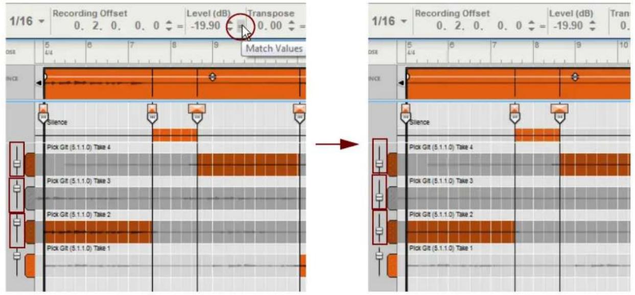 1/16 Recording Offset 0. 2. 0. 0. 0 = -19.90 Transpose 0. 0. 0. 0. 0 = - 5 6 7 8 9 Match Values 1/16 Recording Offset 0. 2. 0. 0. 0 = -19.90 Tran 0. DSE 5 6 7 8 9 10 INCE Silence Pick Git (5.1.1.0) Take 4 Pick Git (5.1.1.0) Take 3 Pick Git (5.1.1.0) Take 2 Pick Git (5.1.1.0) Take 1 Silence Pick Git (5.1.1.0) Take 4 Pick Git (5.1.1.0) Take 3 Pick Git (5.1.1.0) Take 2 Pick Git (5.1.1.0) Take 1
