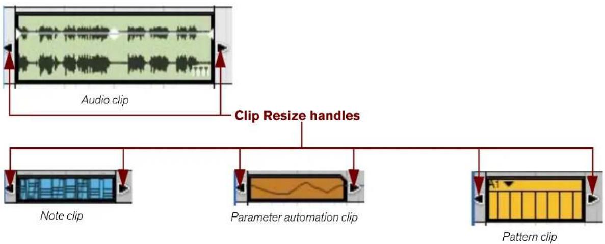 PROPELLERHEAD Reason Lite 10.3 - Selecting clips - 1