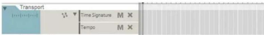 Transport Time Signature M × Tempo M ×
