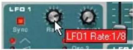 LF01 Sync Rate LF01 Rate: 1/8