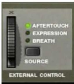 AFTERTOUCH EXPRESSION BREATH SOURCE EXTERNAL CONTROL
