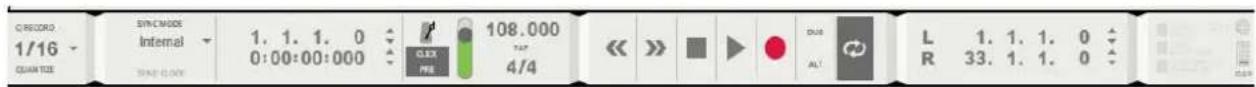 Q RECORD 1/16 SYNC MODE Internal 1. 1. 1. 0 0:00:00:000 108.000 4/4 << >> DAS ALL L 1. 1. 1. 0 R 33. 1. 1. 0