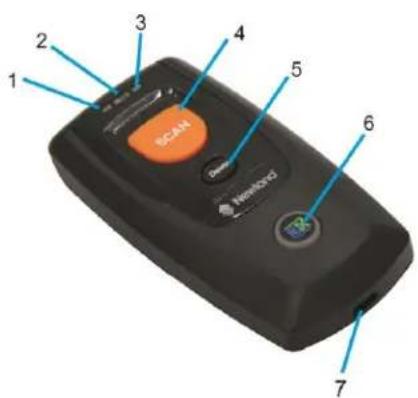 Newland Piranha BS8050-3V - BS80 Scanner - 1