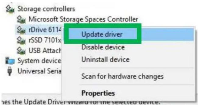 Highpoint rDrive 6114VW - Updating the Drivers - 1