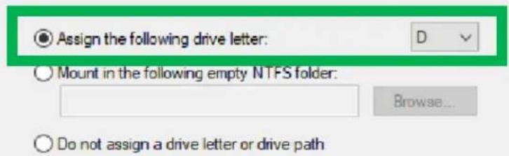 Highpoint rDrive 6114VW - Assign Drive Letter or Path - 1
