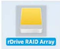 Highpoint rDrive 6628AM - Your RAID array is now mounted on the desktop - 1