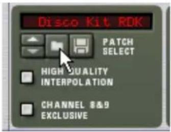 Disco Kit RDK PATCH SELECT HIGH QUALITY INTERPOLATION CHANNEL &9 EXCLUSIVE