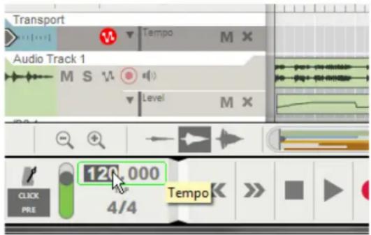 Transport Audio Track 1 M S V Level M X 120 000 4/4 Tempo