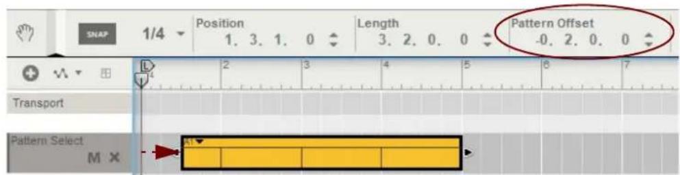 SNAP 1/4 Position Length Pattern Offset 1. 3. 1. 0 3. 2. 0. 0 -0. 2. 0. 0 Transport Pattern Select M X A1