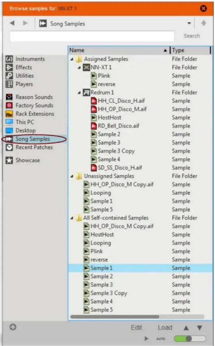 Browse samples for: NN-XT 1 Song Samples Search Name Type Assigned Samples File Folder NN-XT 1 File Folder Plink Sample reverse Sample Redrum 1 File Folder HH_CL_Disco_H.aif Sample HH_OP_Disco_M.aif Sample HostHost Sample RD_Bell_Disco.aif Sample Sample 2 Sample Sample 3 Sample Sample 3 Copy Sample Sample 4 Sample SD_SS_Disco_H.aif Sample Unassigned Samples File Folder HH_OP_Disco_M Copy.aif Sample Looping Sample Sample 1 Sample Sample 5 Sample All Self-contained Samples File Folder HH_OP_Disco_M Copy.aif Sample HostHost Sample Looping Sample Plink Sample reverse Sample Sample 1 Sample Sample 2 Sample Sample 3 Sample Sample 3 Copy Sample Sample 4 Sample Sample 5 Sample Showcase EditLoad AUTO
