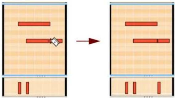 PROPELLERHEAD Reason Lite 11.3 - Place the Razor where you want to split the note, and then click: - 1