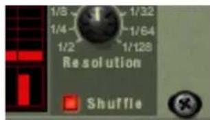 1/8 1/4 1/2 1/32 1/64 1/128 Resolution Shuffle