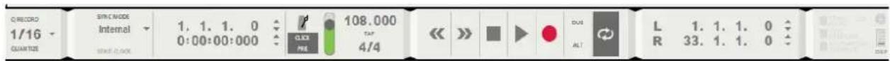 Q RECORD 1/16 - QUANTITY SYNC MODE Internal 1. 1. 1. 0 0:00:00:000 108.000 4/4 << >> DUS ALT L 1. 1. 1. 0 R 33. 1. 1. 0
