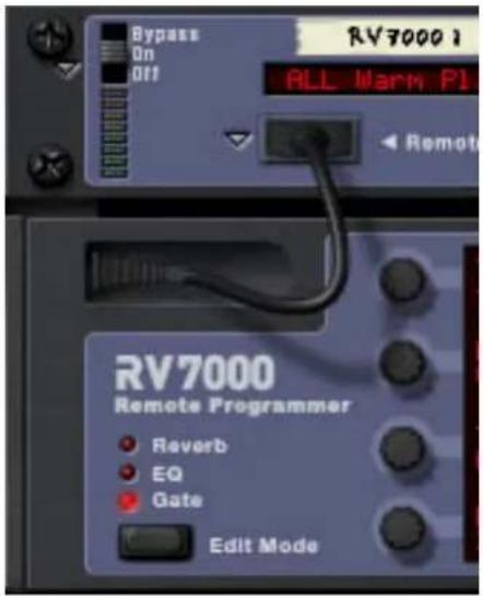Bypass On Off RV7000 1 ALL Warm P1 Remote RV7000 Remote Programmer Reverb EQ Gate Edit Mode