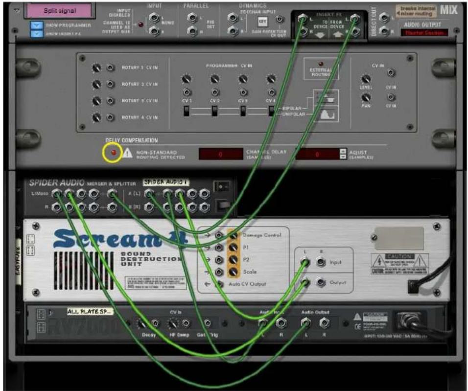 Split signal INPUT DISABLED CHANNEL 1E USED AS OUTPUT BUS INPUT PARALLEL PREF OUT DYNAMICS S Scandinavian INPUT MAIN BASE REDUCTION CH OUT INSERT FS TO FROM DEVICE DEVICE DIRECT OUTPUT Buses Internal Driver routing MIX SHOW PROGRAMMER SHOW INSERT/FA ROTARY 1 CV IN ROTARY 2 CV IN ROTARY 3 CV IN ROTARY 4 CV IN PROGRAMMER CV IN CV 1 CV 2 CV 3 CV 4 EXTERNAL ROUSING CY IN LEVEL: CV IN FAN: CV IN DELAY COMPENSATION NON-STANDARD ROUTING DETECTED CHANNEL DELAY ISAM INDEX ACQUIST ISAMPLES SPIDER AUDIO MERGER & SPLITTER SPIDER AUDIO I L/Mass A (L) R B (R) Scream1 SOUND DESTRUCTION UNIT Damage Control P1 P2 Scale Auto CV Output Input Output ALL PLATE SP_ CV In Audio Input Audio Out# Decay HF Amp Gas Trig R L R INPUT: 100-100 VAG / SA MIND