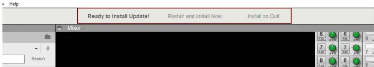 Help Ready to Install Update! Restart and Install Now Install on Quit Mixer Search 6 PRE LEVEL 6 PRE LEVEL 6 7 PRE LEVEL 7 PRE LEVEL 7 8 PRE LEVEL 8 PRE LEVEL 8