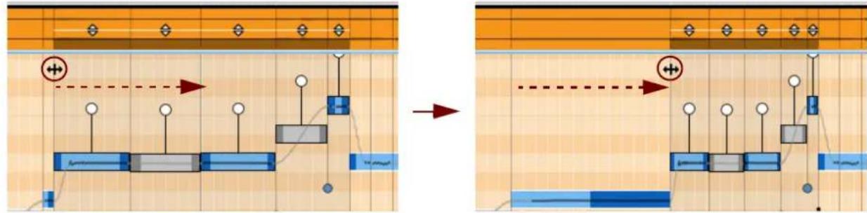 PROPELLERHEAD Reason Lite 11.3 - Proportional stretching of multiple notes - 1