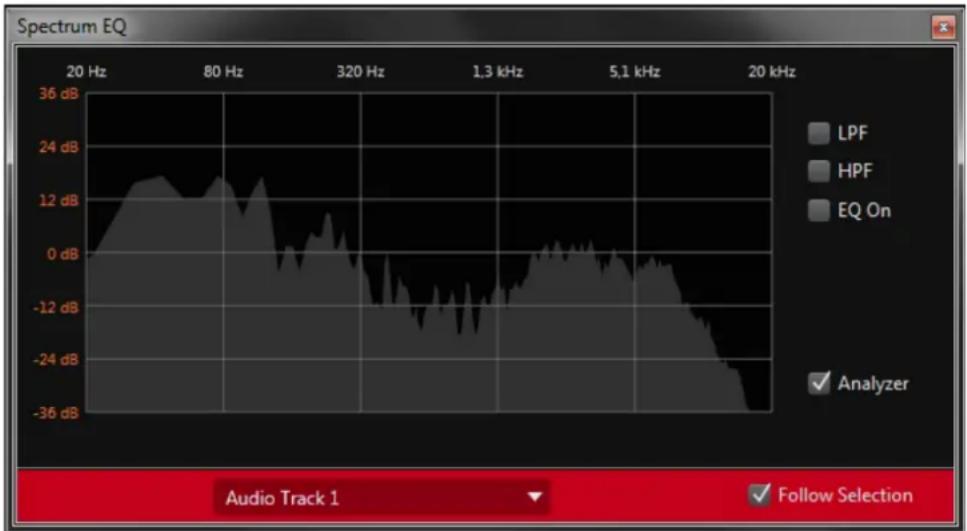 PROPELLERHEAD Reason Lite 11.3 - The Spectrum EQ Window - 1
