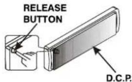 RELEASE BUTTON D.C.P.