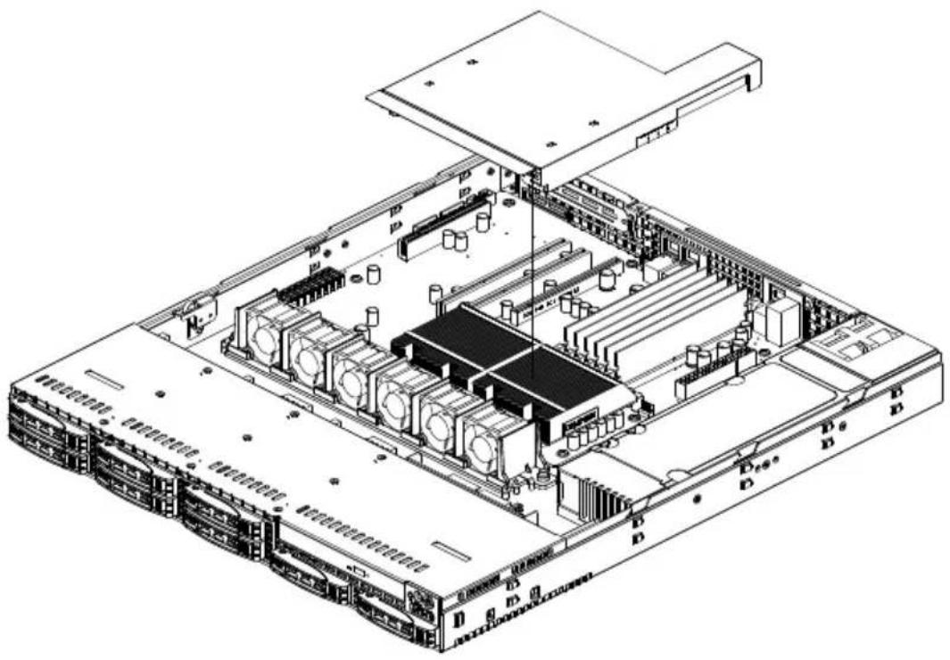 Supermicro SuperChassis SC113M - 5-7 Installing the Air Shroud - 1